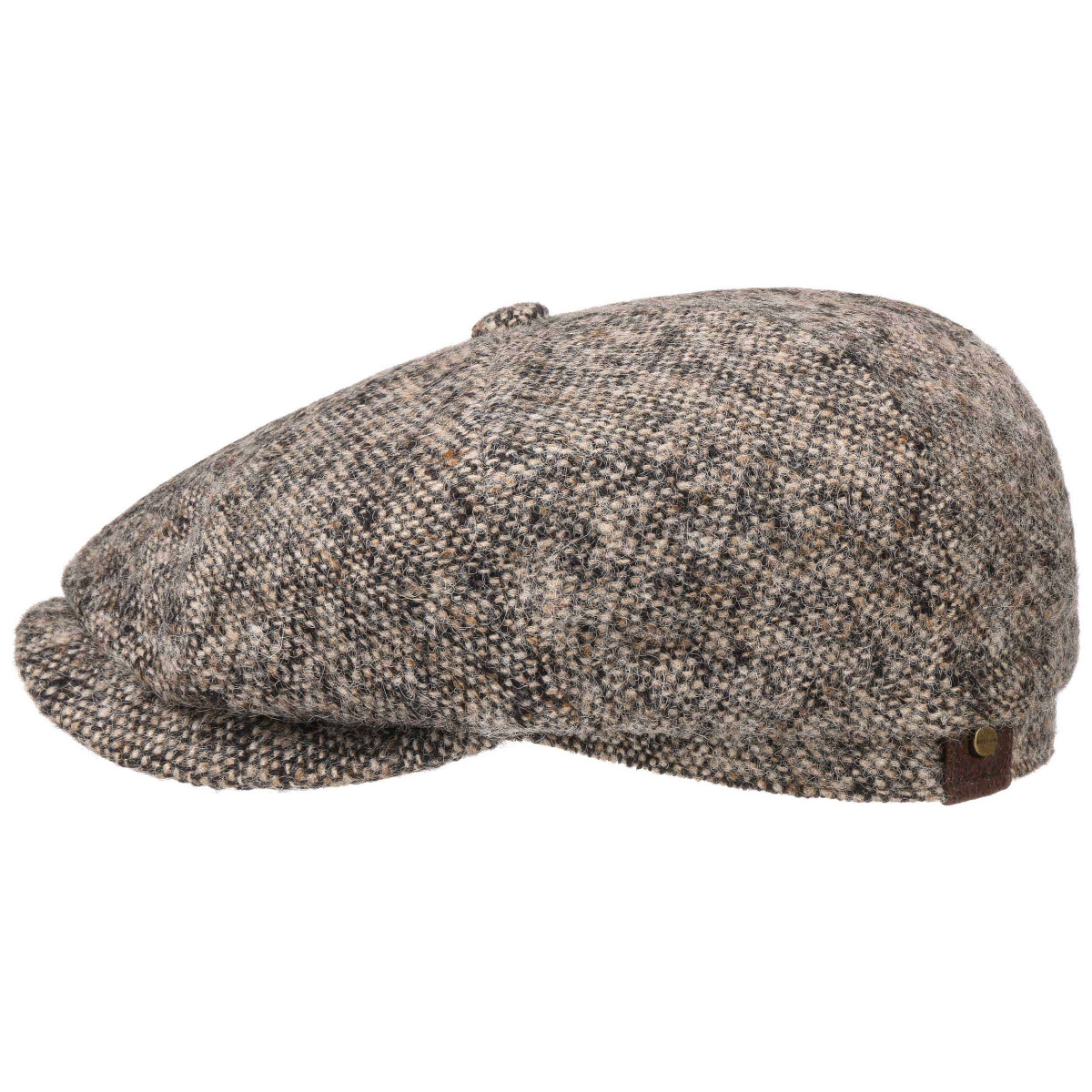 Stetson Hatteras Donegal Tweed Cap beige-black-57