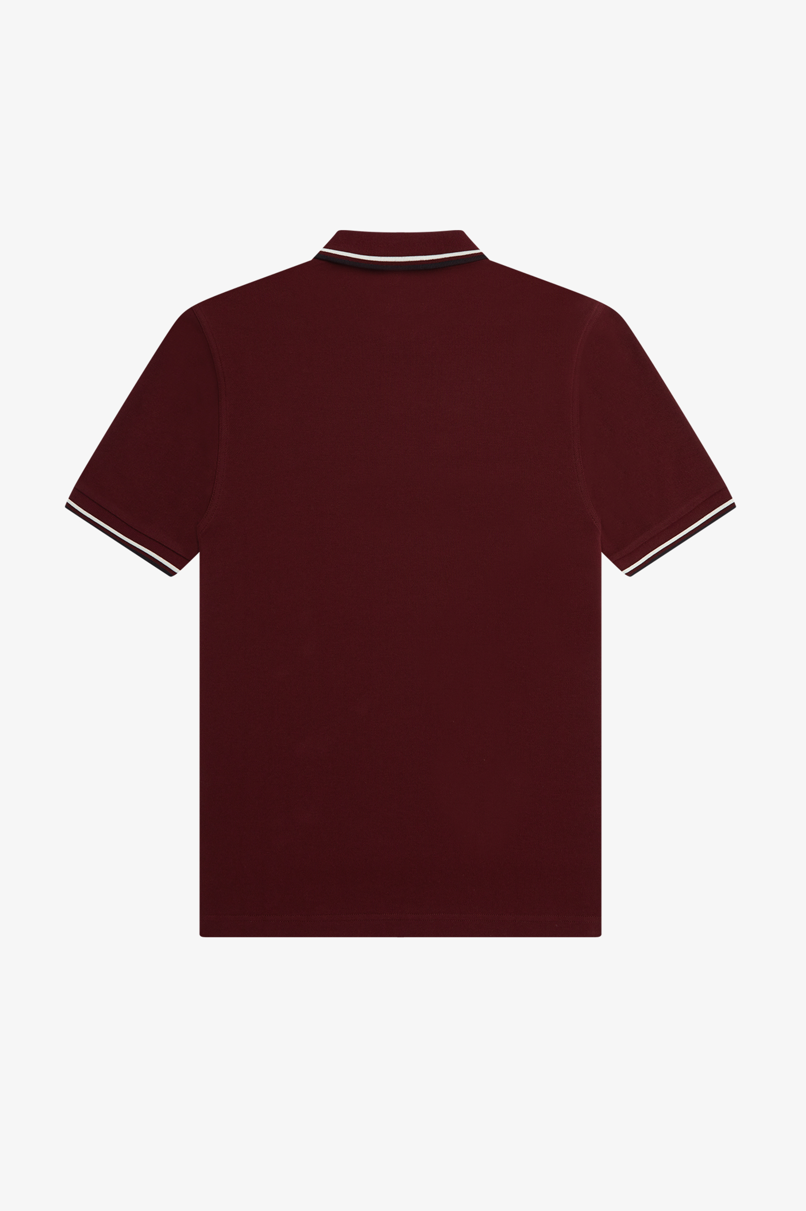 Fred Perry Twin Tipped Poloshirt M3600 Oxblood/Ecru/Black