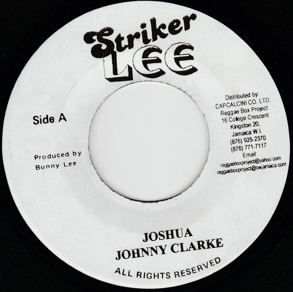 Johnny Clarke - Joshua / Jah Bless Joshua (7")