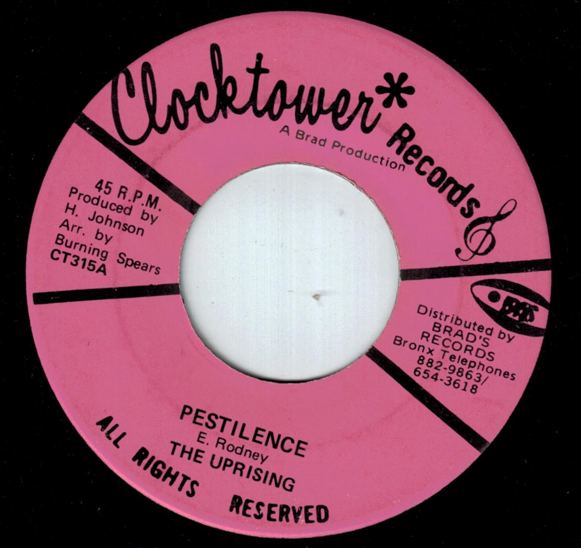 The Uprising - Pestilence / Version (7")