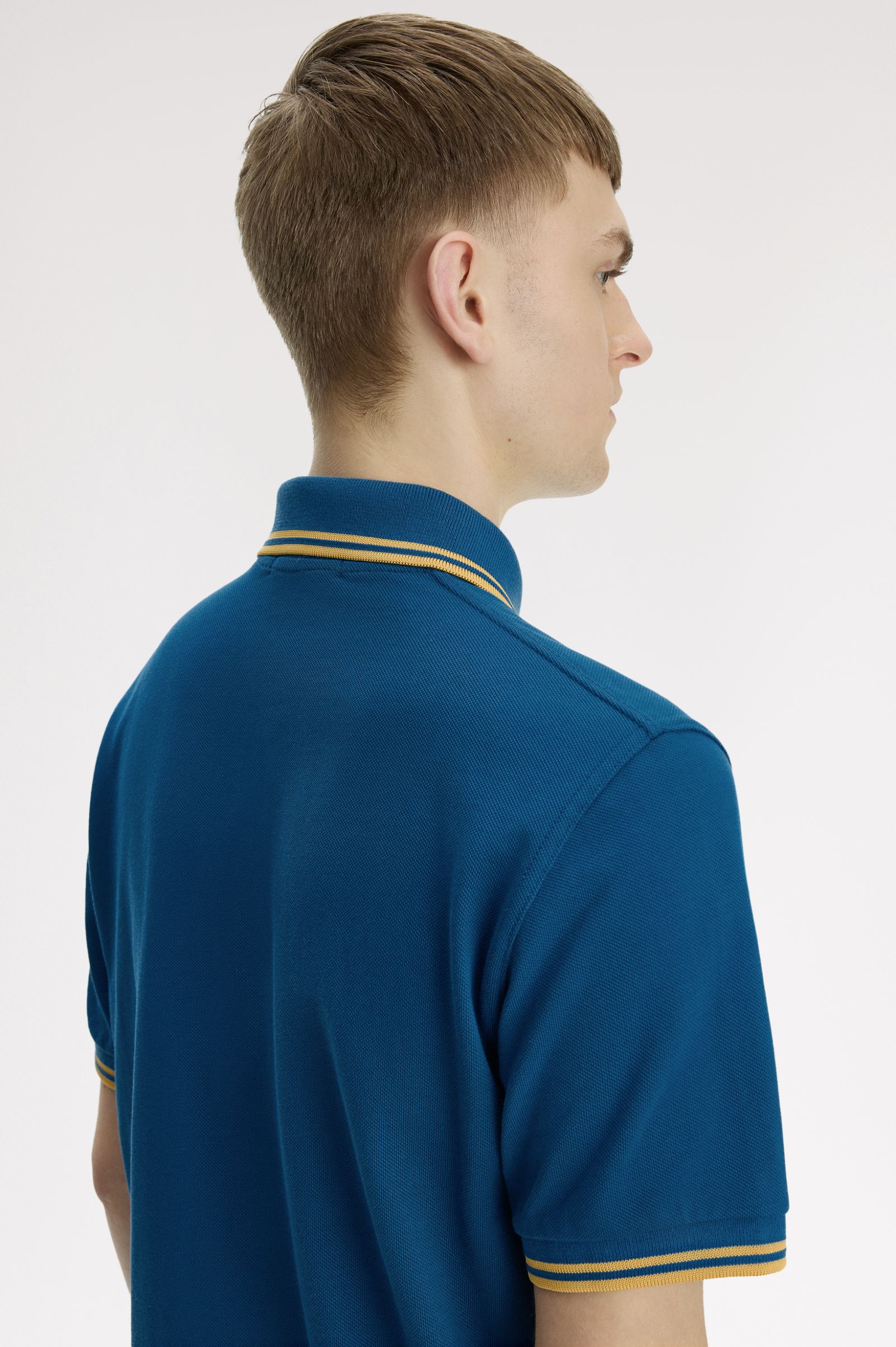 Fred Perry Twin Tipped Fred Perry Shirt (Royal Blue/Champagne)