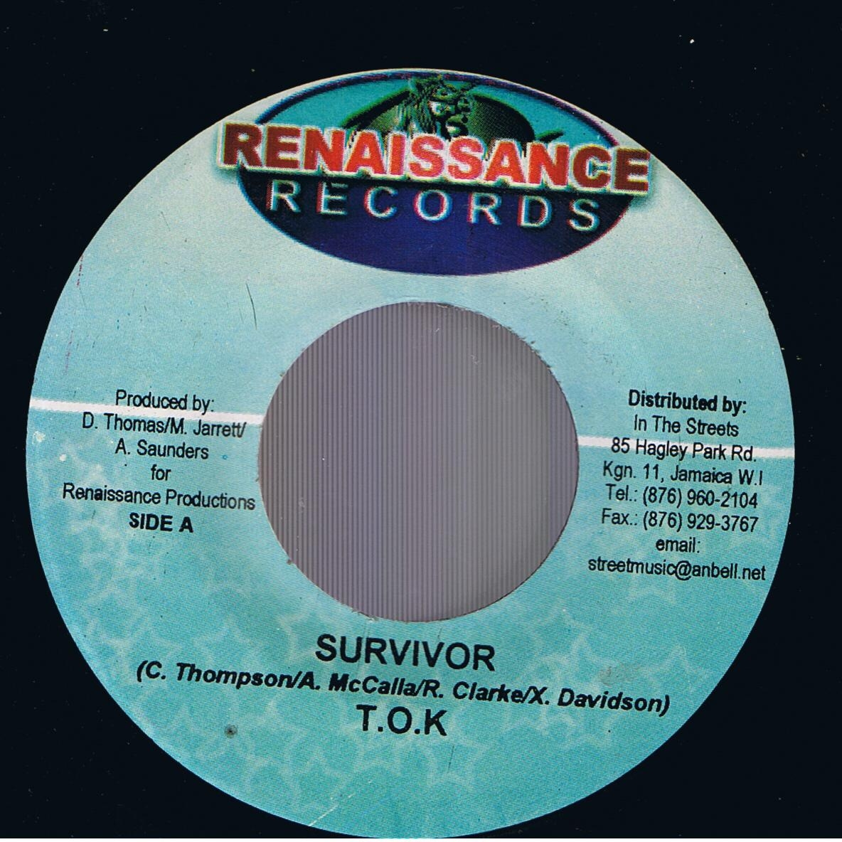 T.O.K. - Survivor / Version   (7") 