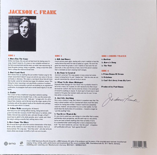 Jackson C. Frank – Jackson C. Frank  (DOLP) RSD 26   