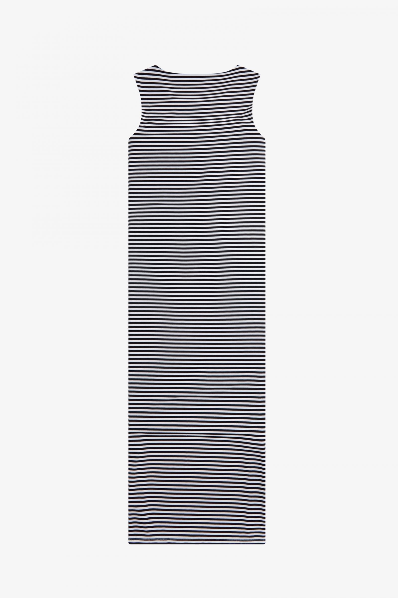 Fred Perry Damen Striped Dress  in Snow White 