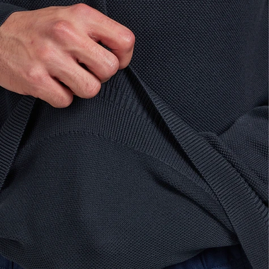 Fred Perry Pique Stitch Jumper (Navy) 