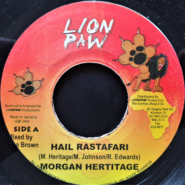 Morgan Hertitage / Maria (159) - Hail Rastafari / Ask Heaven For Love (7'')