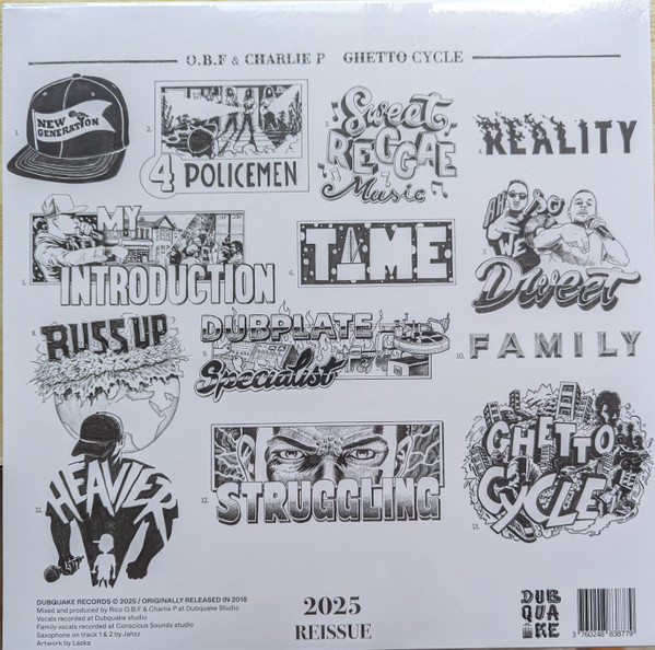 O.B.F. & Charlie P – Ghetto Cycle  (LP)   