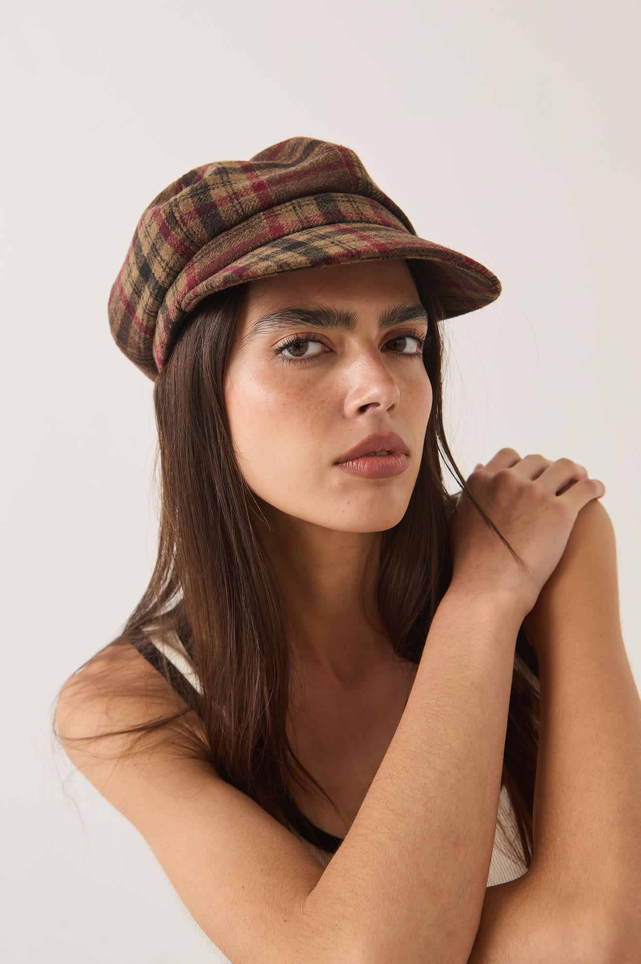 Brixton Bailey Cap (Sand/Red/Brown)