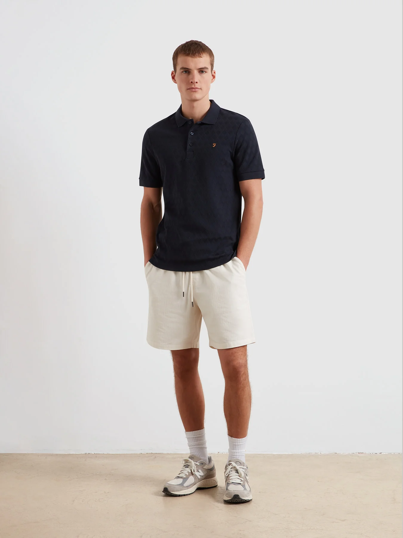 Farah Polo Short Horace (True Navy)