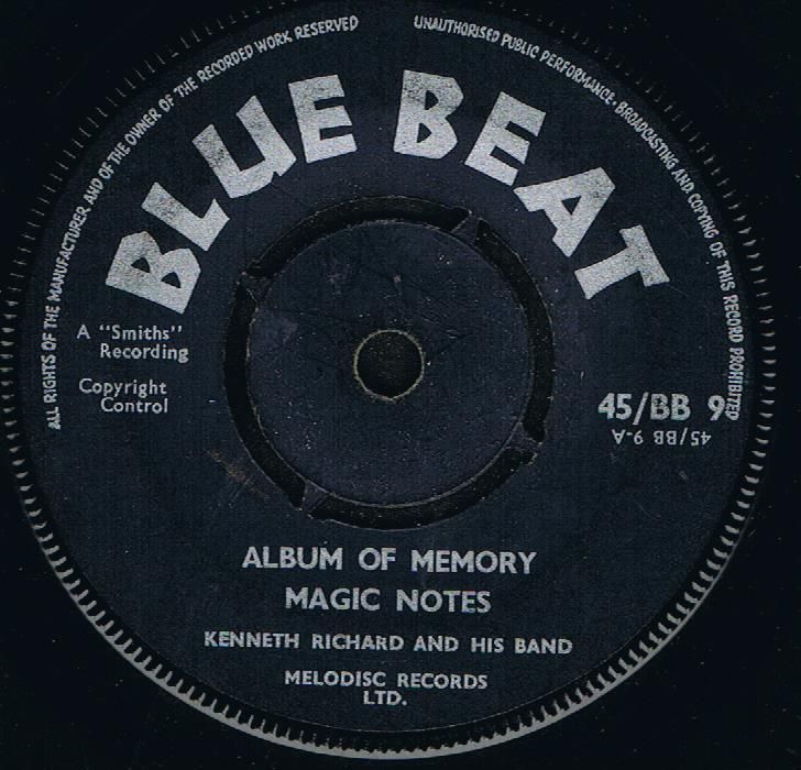 The Magic Notes - Album Of Memory (Original 7")