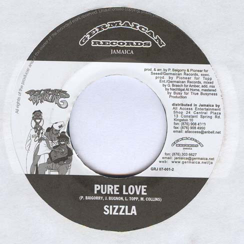 Dr. Ring-Ding / Sizzla – Doctor's Darling / Pure Love (7")            