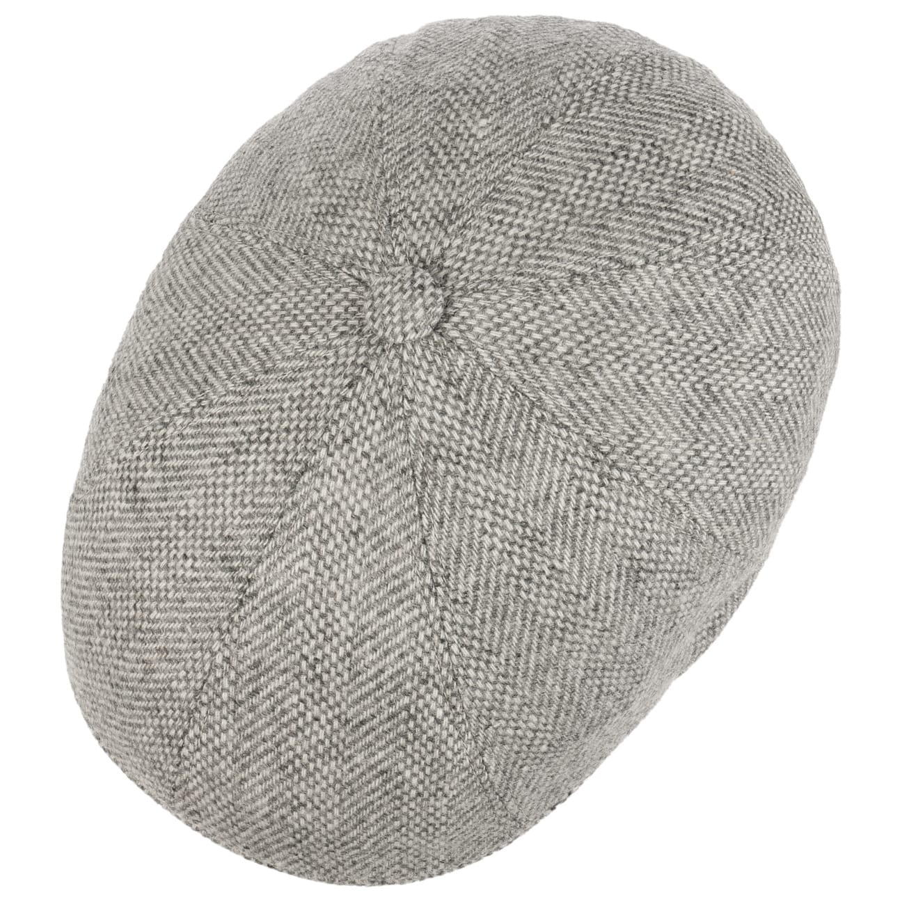 Stetson Hatteras Milbank Sustainable Flat Cap (Light Grey)