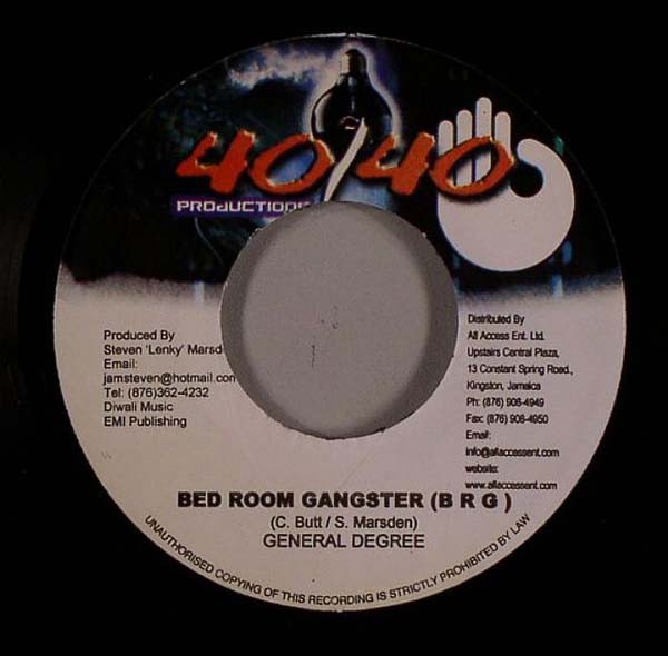 General Degree - Bed Room Gangster / Cezar - Desire (7")
