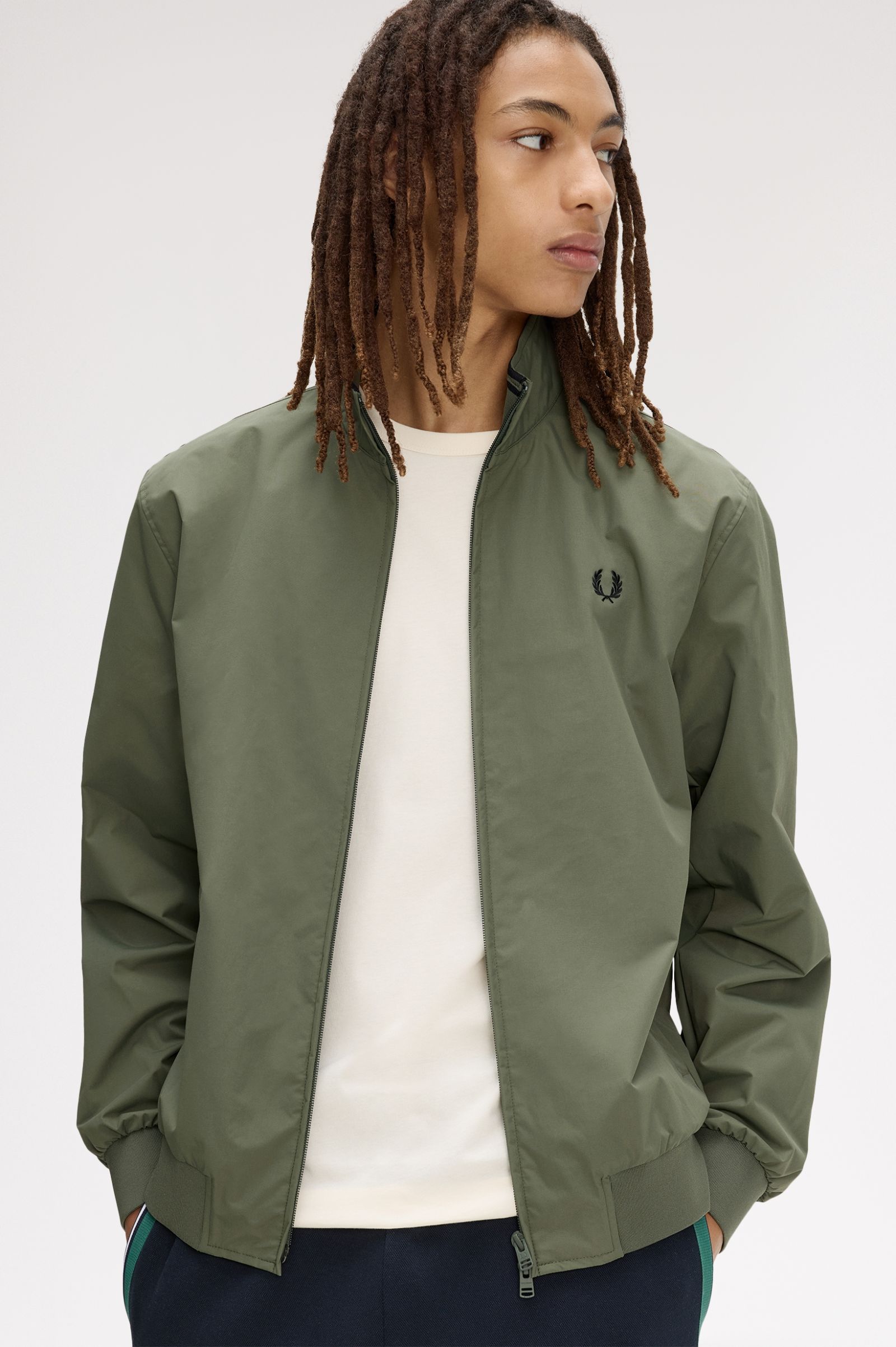 Fred Perry Brentham Jacket (Laurel Wreath Green)