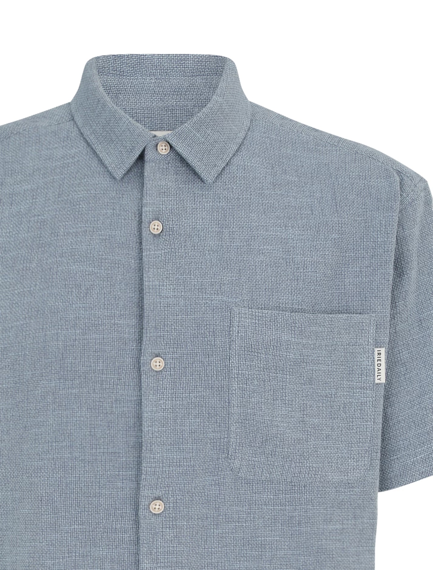 Iriedaily Sammy Summer Shirt (Grey Blue)