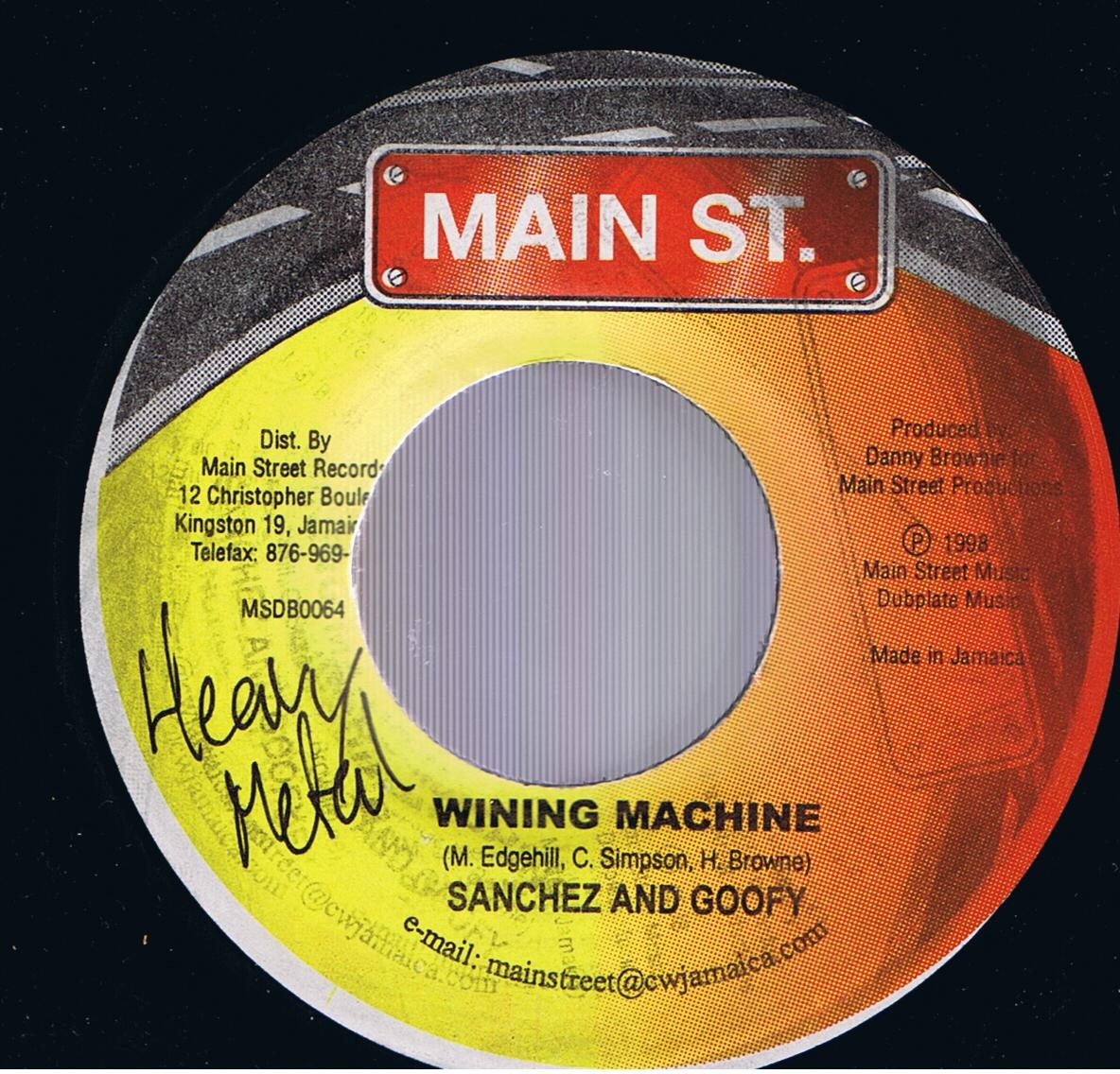 Sanchez & Goofy - Wining Machine / Goofy - Bad Mind  (Original 7")