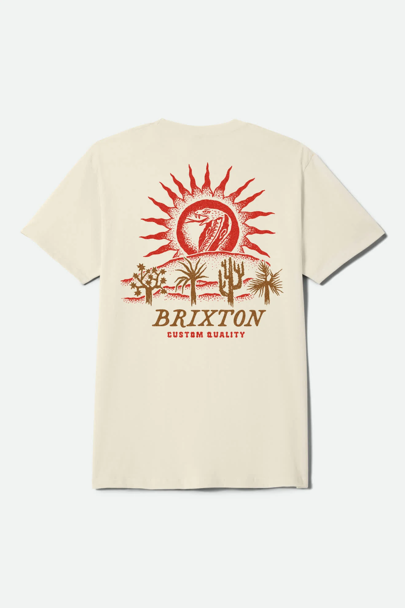 Brixton Dark Paradise T-Shirt (Cream)