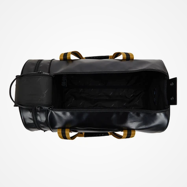 Fred Perry Tipped Classic Barrel Bag (Black/Gold)