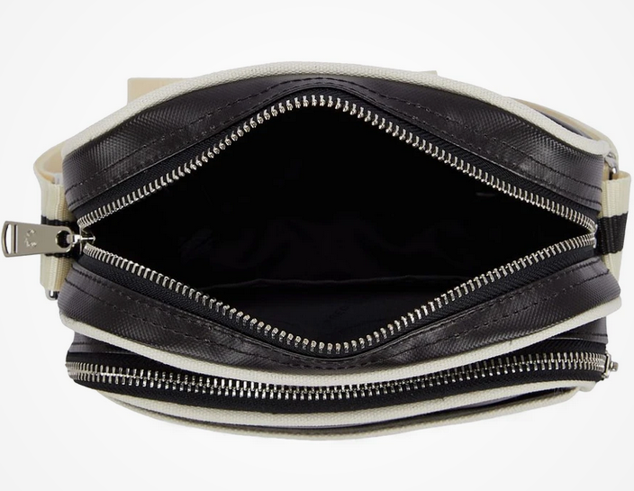Fred Perry Classic Side Bag in Black/Ecru