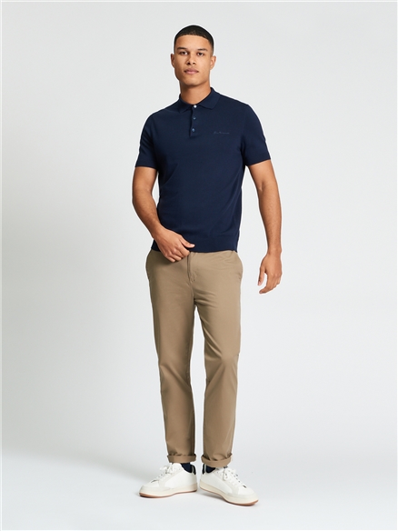 Ben Sherman Signature Short Sleeve Polo (Dark Navy)