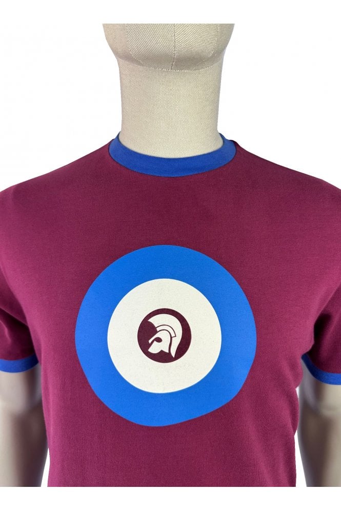 Trojan Target Ringer T-Shirt (Port)