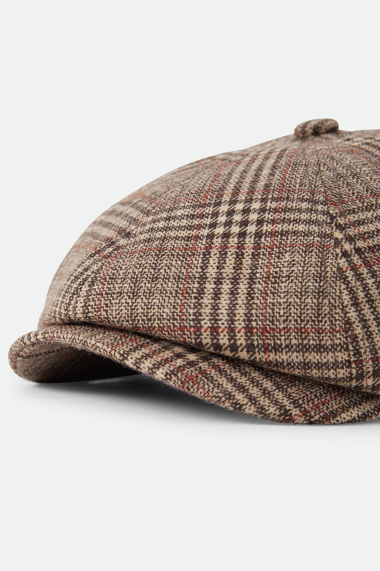 Brixton Brood Snap Cap (Brown/Tan/Red Plaid)