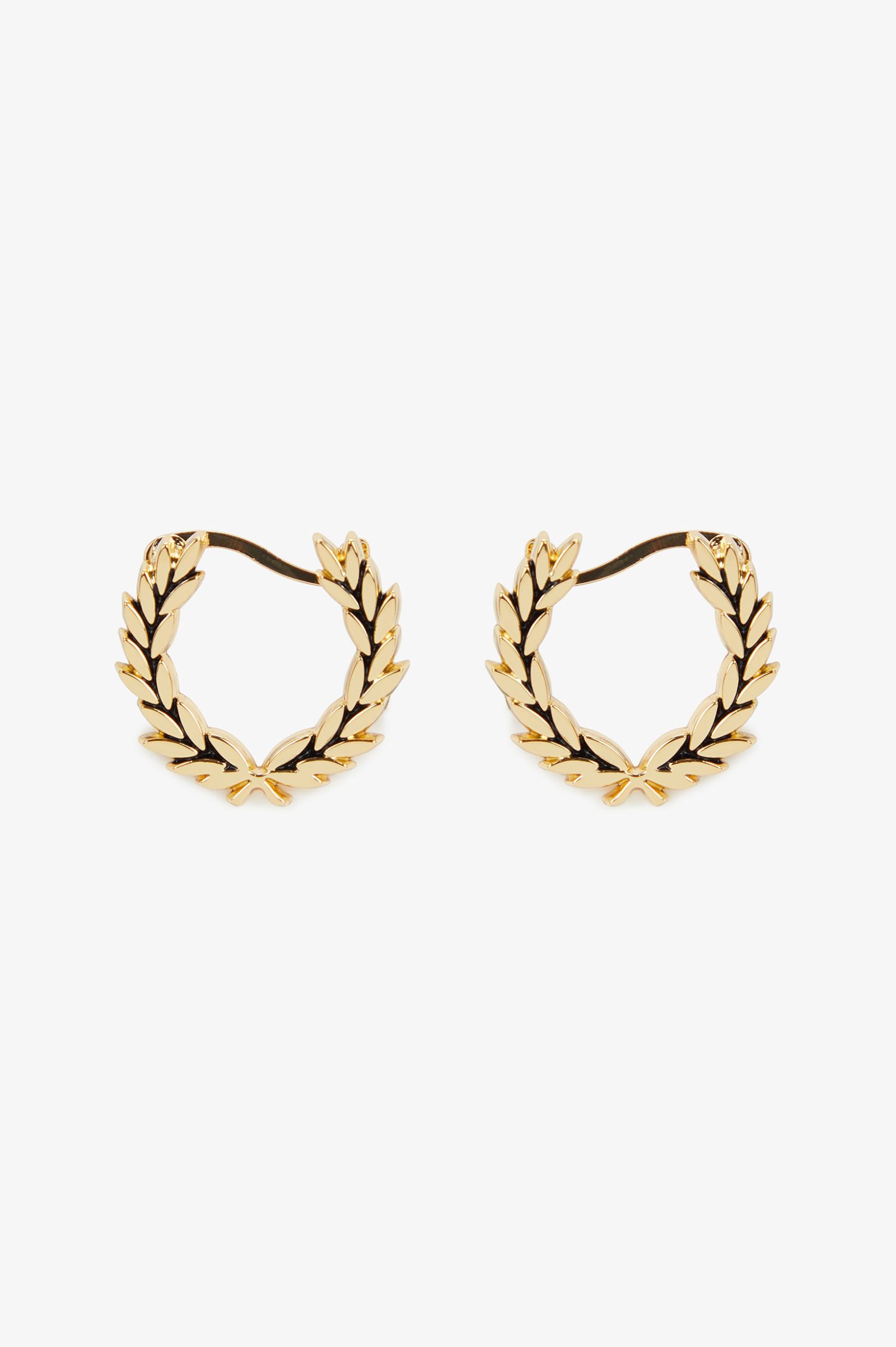 Fred Perry Laurel Wreath Mini Earrings (Gold)