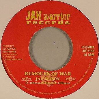 Jah Mason - Rumours Of War (7")