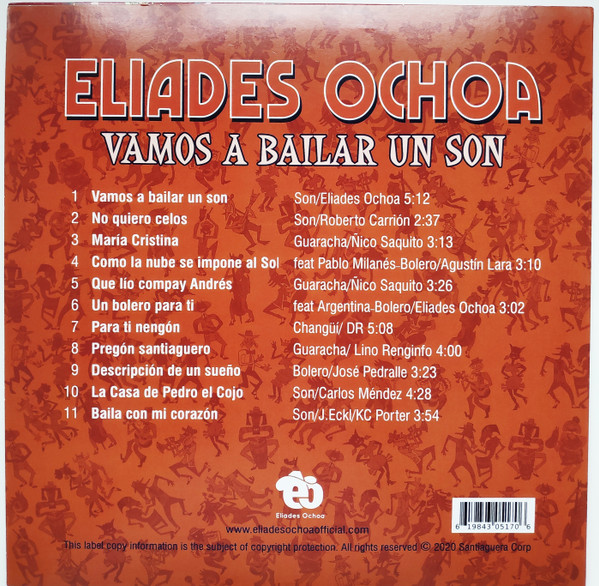 Eliades Ochoa – Vamos A Bailar Un Son (DOLP)    