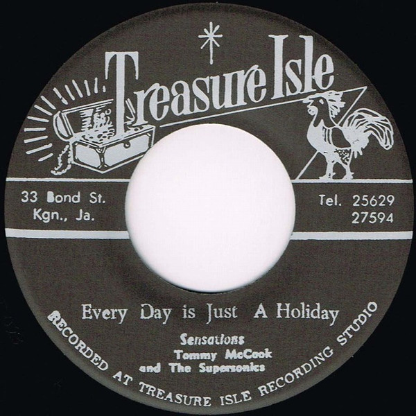 Sensations, Tommy McCook And The Supersonics / Winston Wright With Tommy McCook And The Supersonics – Every Day Is Just A Holiday / Psychedelic Reggae  (7") 