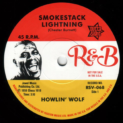 Howlin' Wolf - Smokestack Lightning / Howlin' Wolf - Moanin' At Midnight  (7")