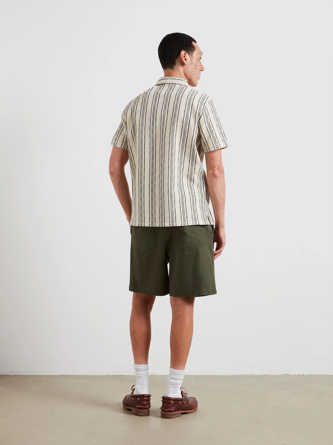 Farah Short Sleeve Shirt Simon (Ecru)