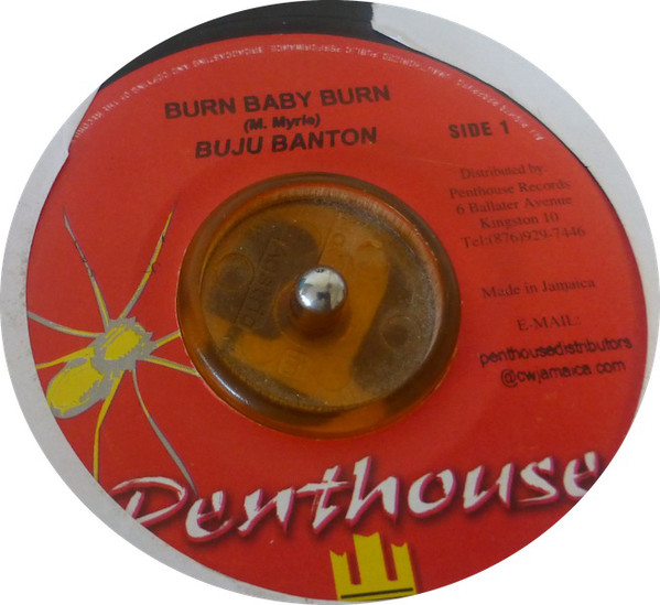 Buju Banton - Burn Baby Burn / Version (7")
