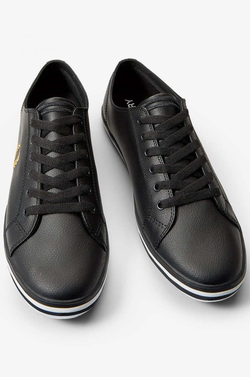 Fred Perry Kingston Leather Black-44