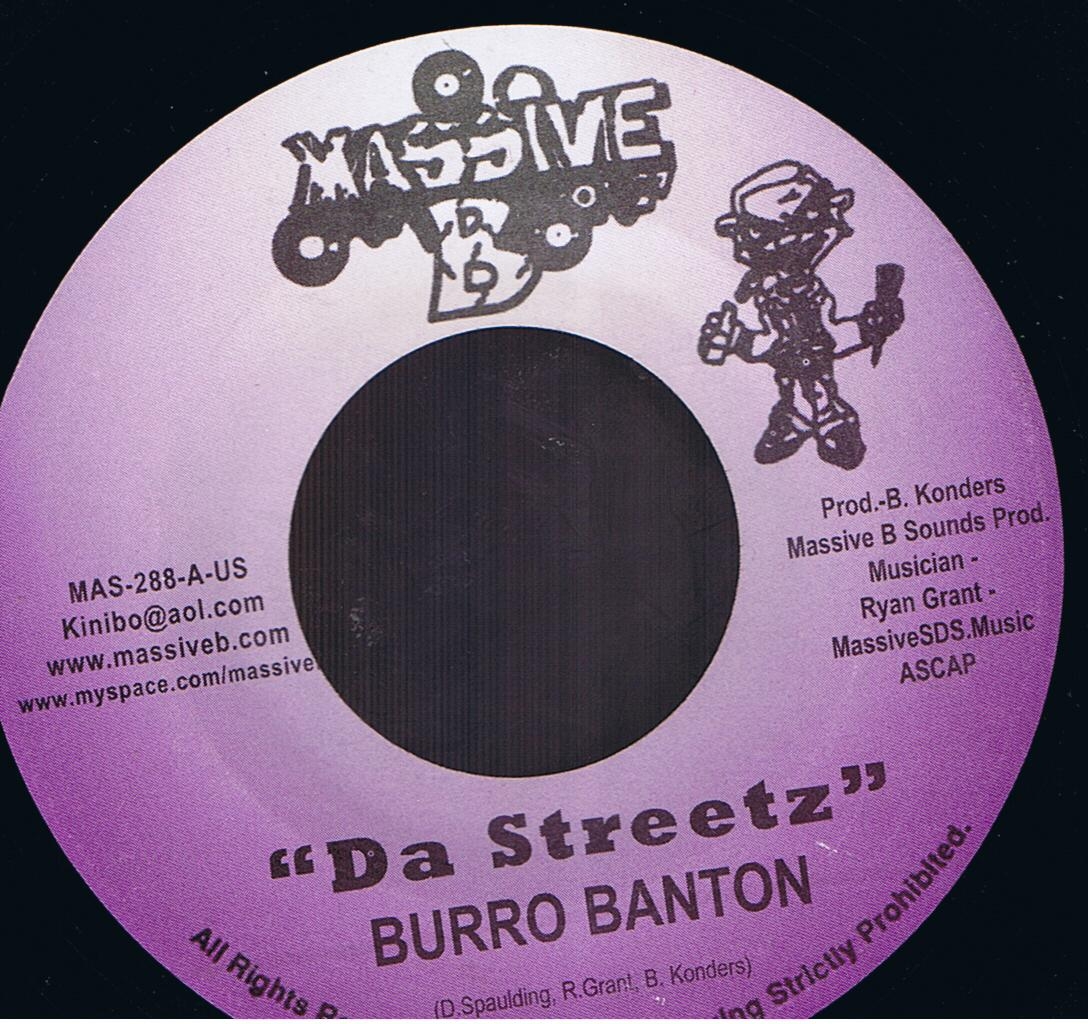 Burro Banton - Da Streetz / Benneton - Tun It Up (7")