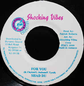 Shad Du - For You / Version (7")