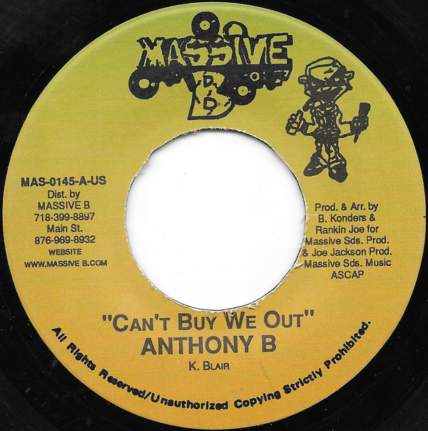 Anthony B - Can't Buy We Out / Version (7")