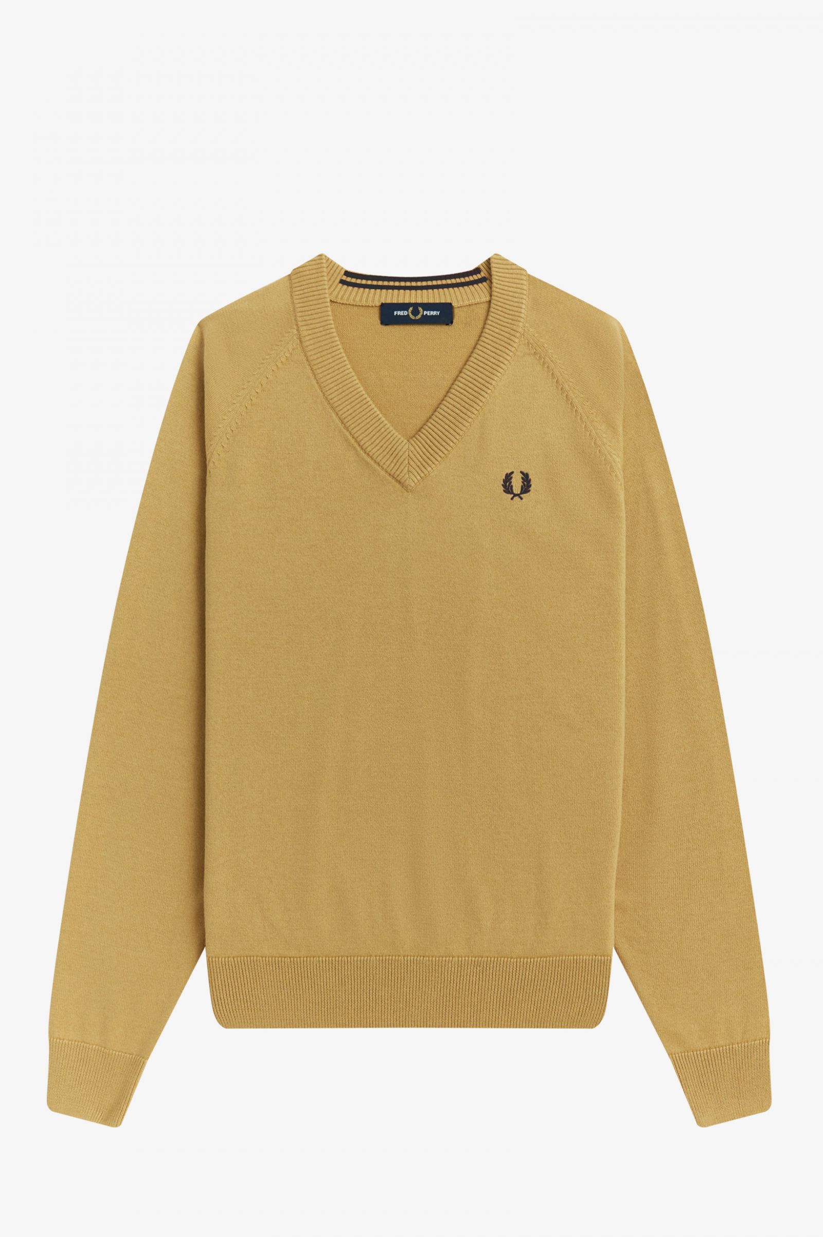 V neck fred perry jumper new arrivals