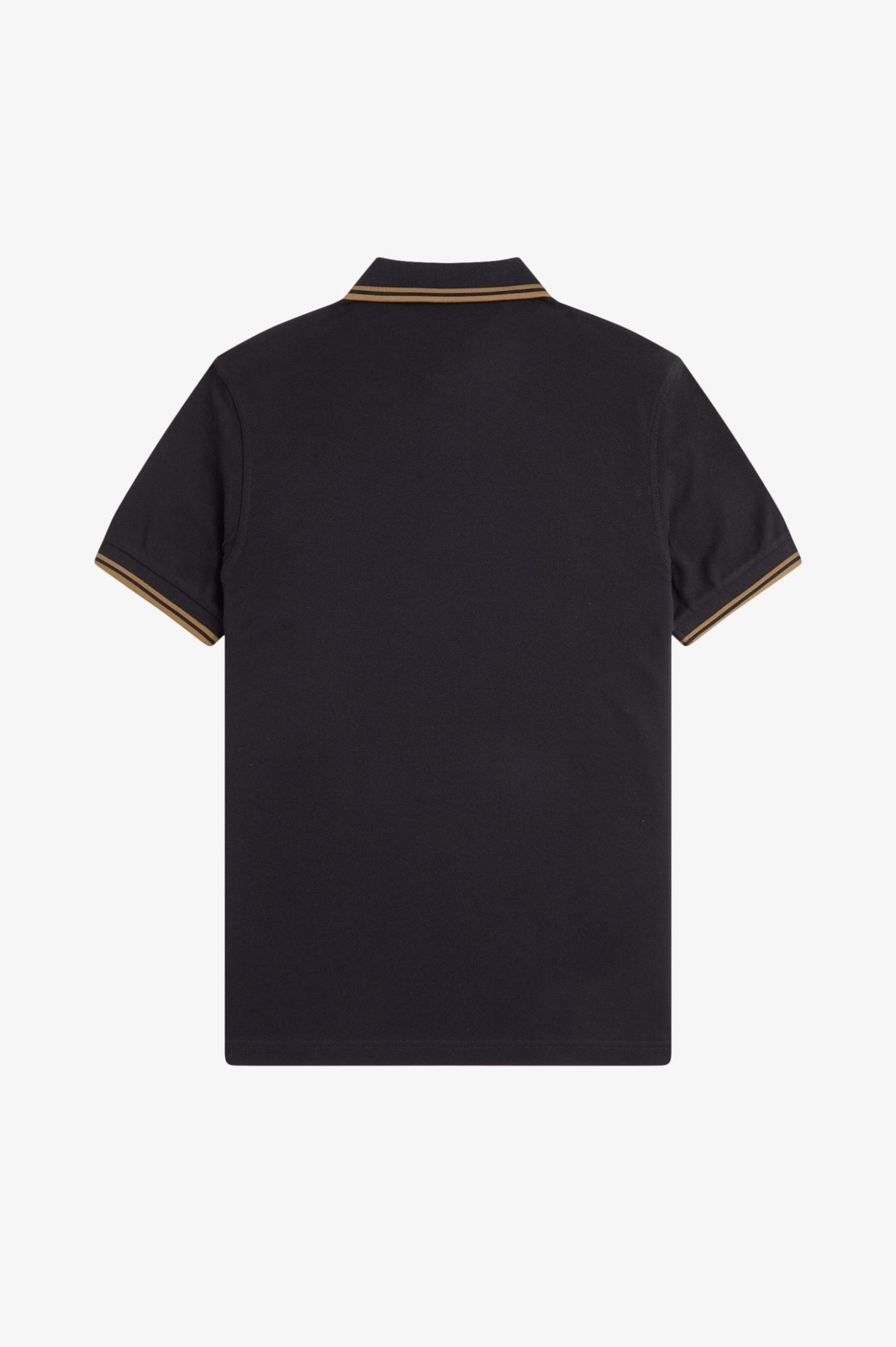 Fred Perry Twin Tipped Polo Shirt (Black/Shaded Stone)