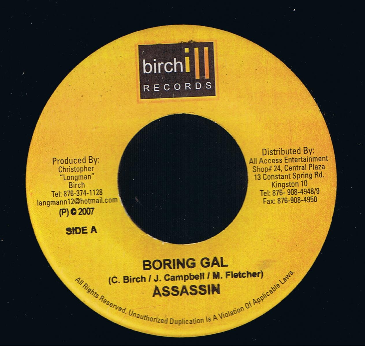 Assassin - Boring Gal / Version (7") 
