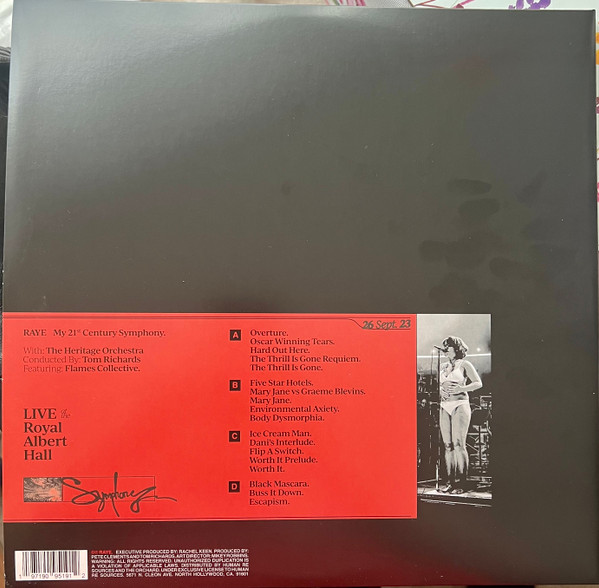 Raye ( – My 21st Century Symphony (Live At The Royal Albert Hall) (DOLP)