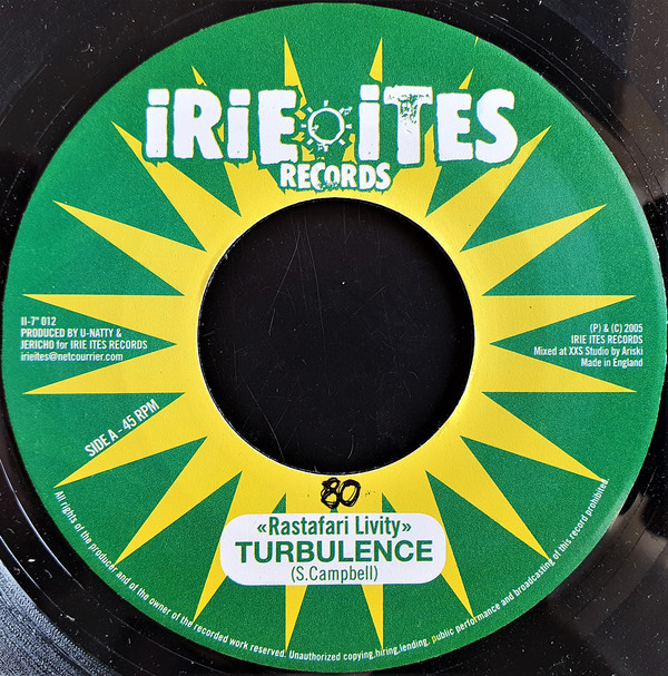Turbulence - Rastafari Livity (7'')