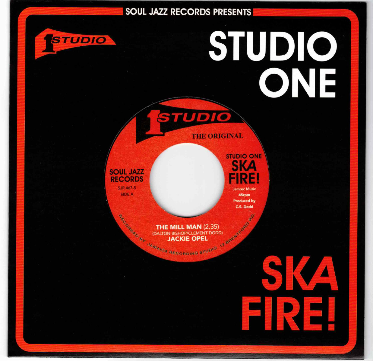 Jackie Opel - The Mill Man / The Ethiopians – I Am Free (7")