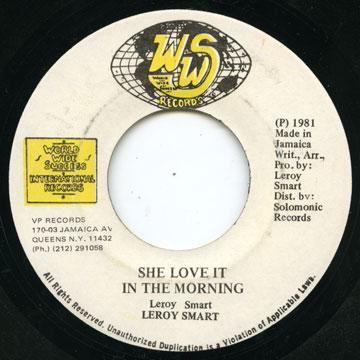 Leroy Smart - She Love It In The Morning / Version (7")