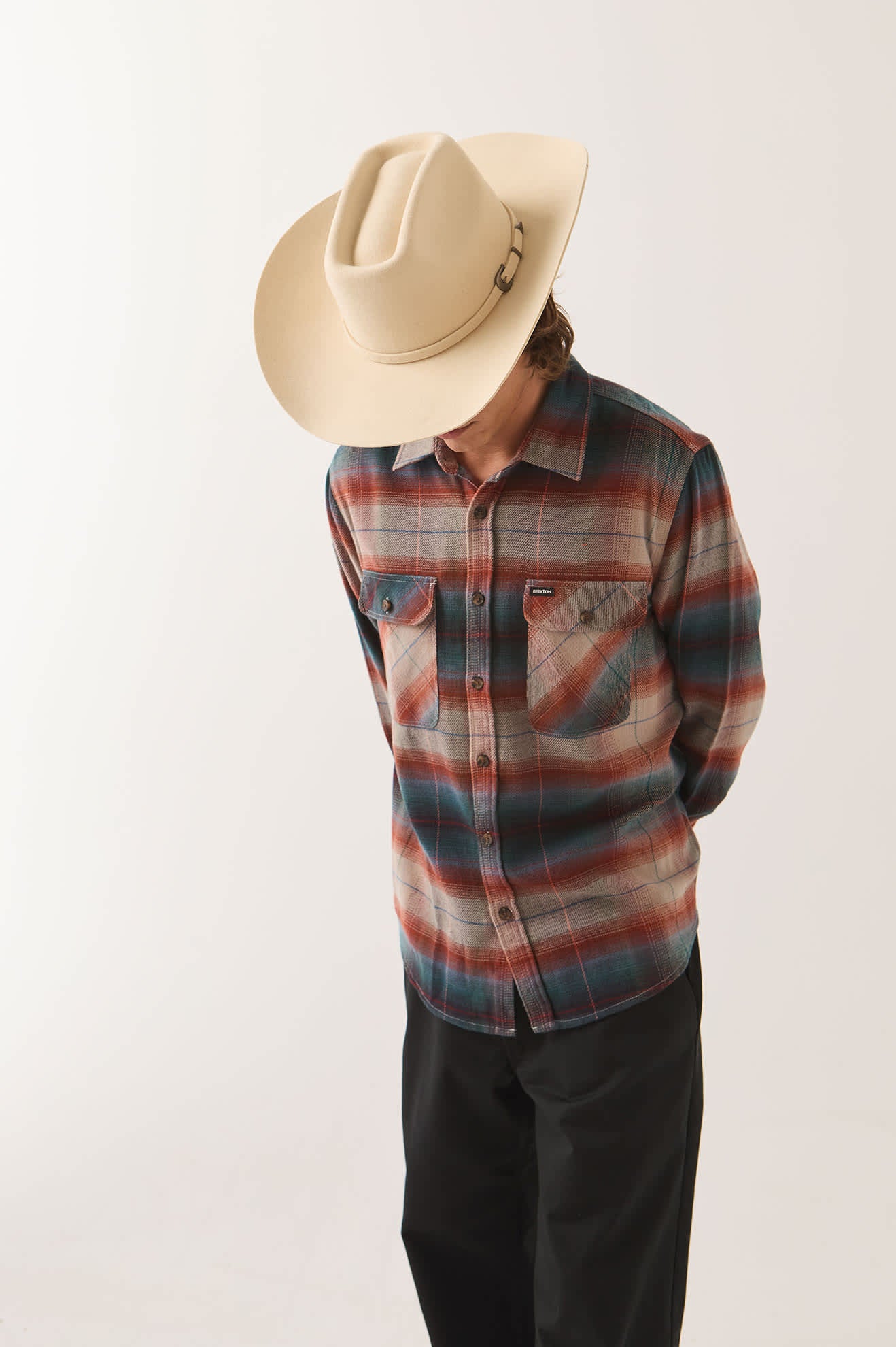 Brixton Bowery Flannel (Multi Shadow)