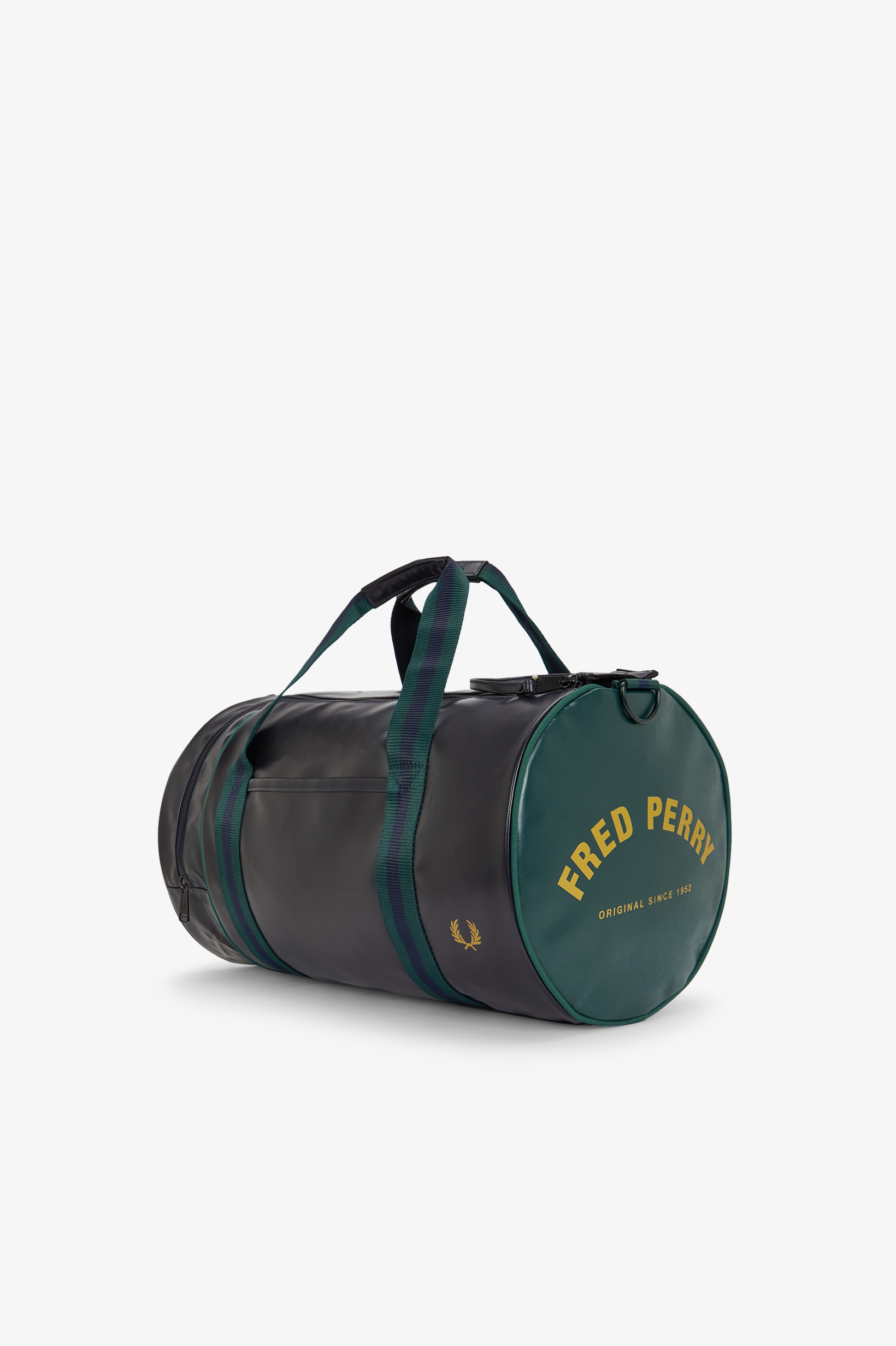 Fred Perry Classic Barrel Bag (Grassroots/Ecru)