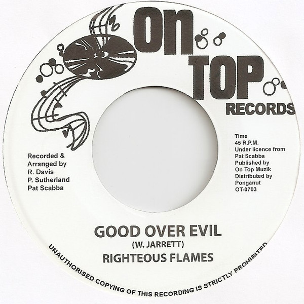 The Righteous Flames - Good Over Evil / Version (7")