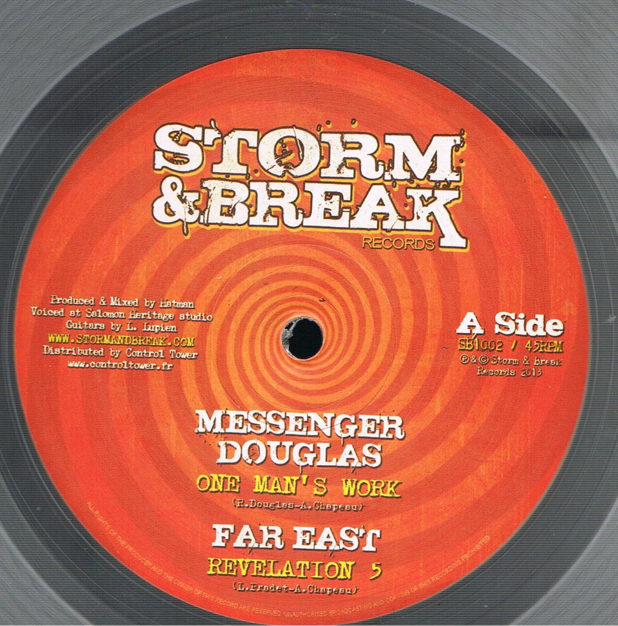 Messenger Douglas - One Man's Work / Hatman - African Dub (10")