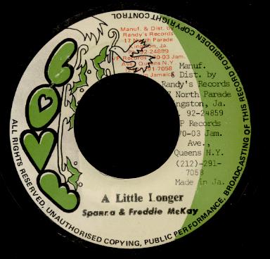 Spanna & Freddie McKay - A Little Longer (Original 7")