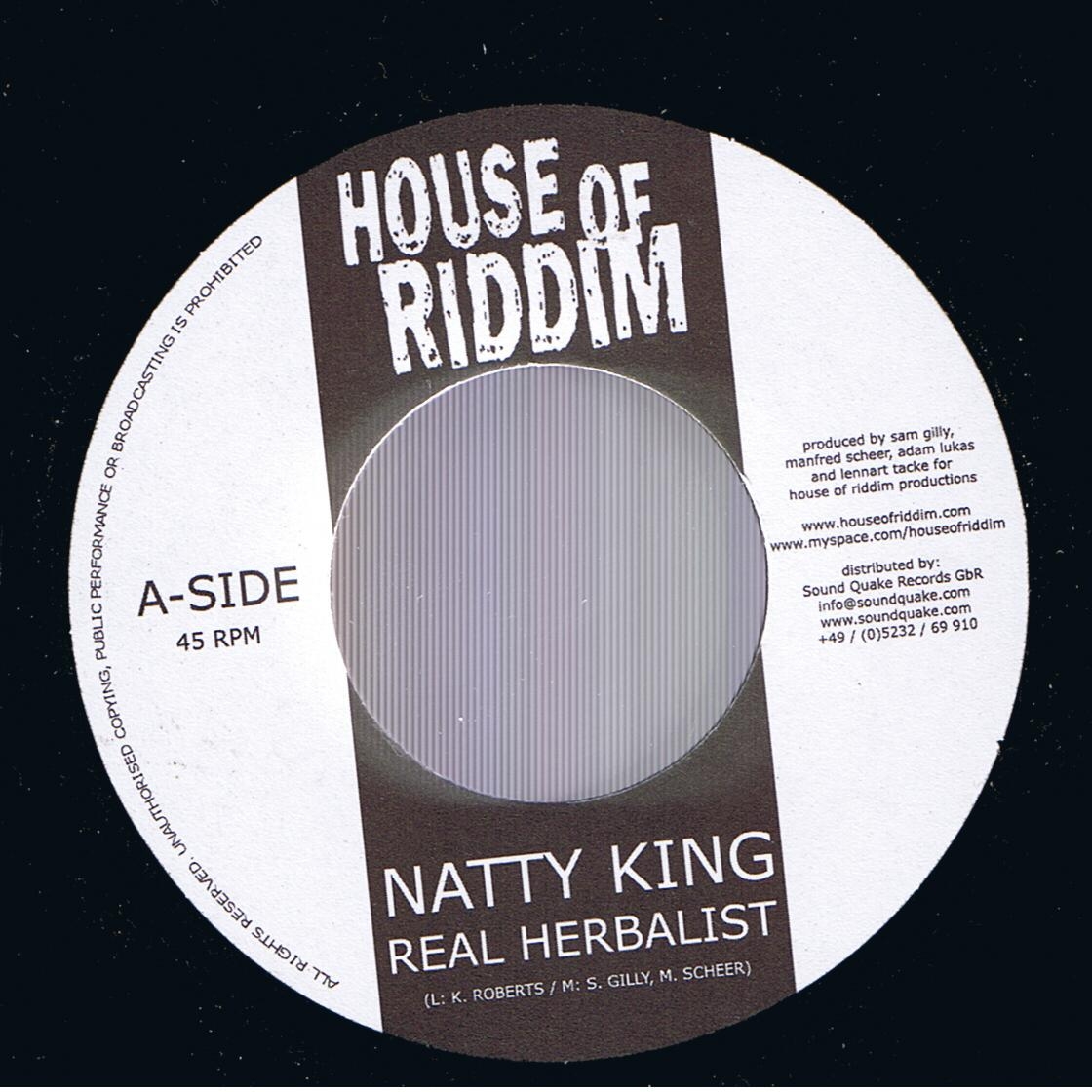 Natty King - Real Herbalist / Edge Michael - Delilah (7")